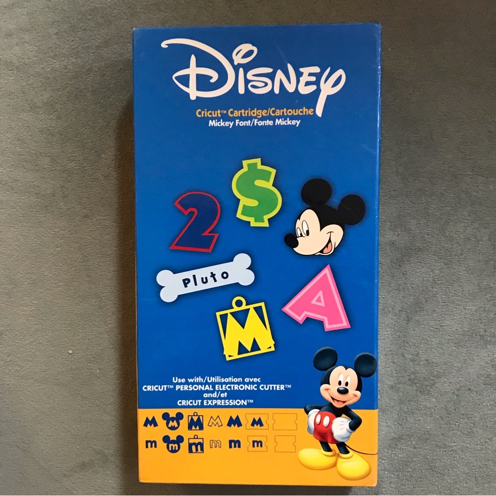 Cricut Disney MICKEY FONTS
